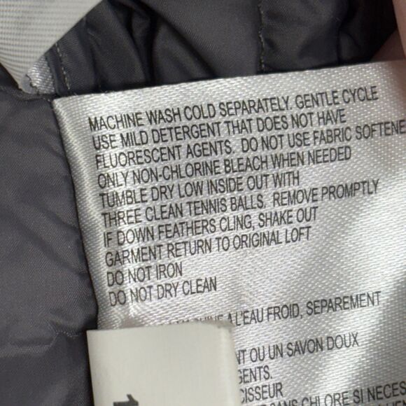 Michael Kors Womens Packable Hooded Down PufferJacket Size M Olive Logo Back Zip - Picture 11 of 16